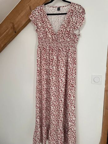 Robe longue fleuri