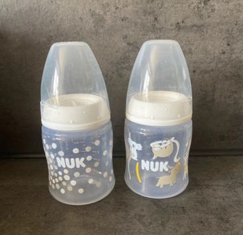 Lot 2 biberons NUK