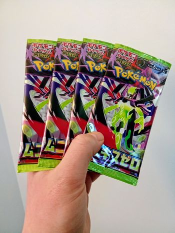 [Officiel] Lot 4 boosters Pokémon japonais JP édition Munikisu Zero m3 Équilibre Parfait.