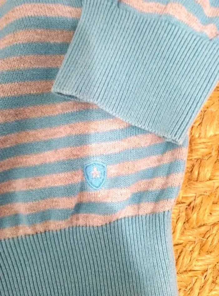 🧥 pull fin à rayures Célio taille M - 100% coton - photo numéro 5