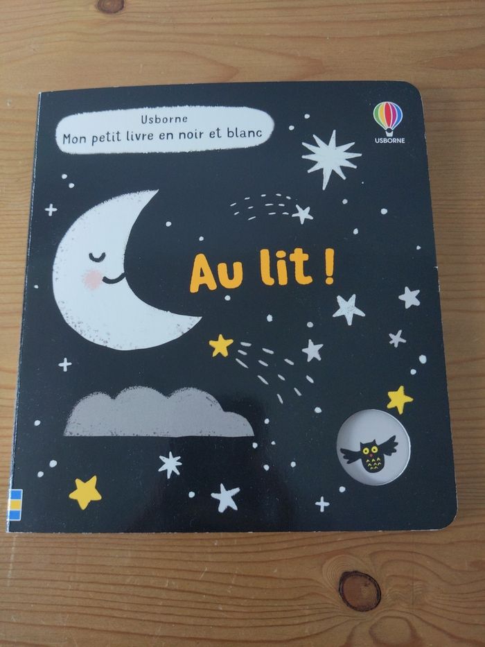 Livre Usborne mon petit livre en noir et blanc