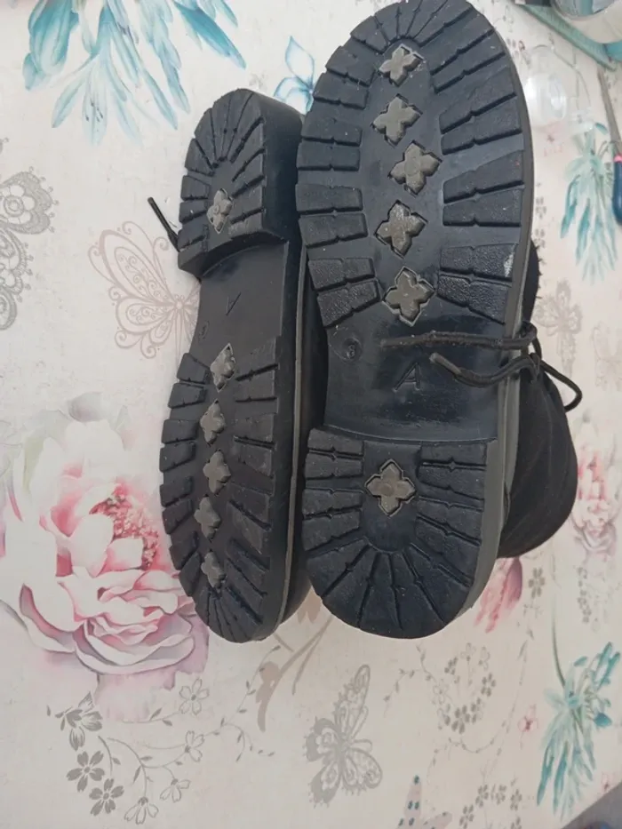 Bottine montante noir taille 8 - photo numéro 5