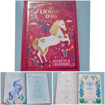 Le Grand livre des licornes 🦄 La Licorne d'or 🦄 secrets et légendes