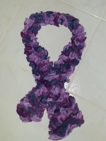 Echarpe violette