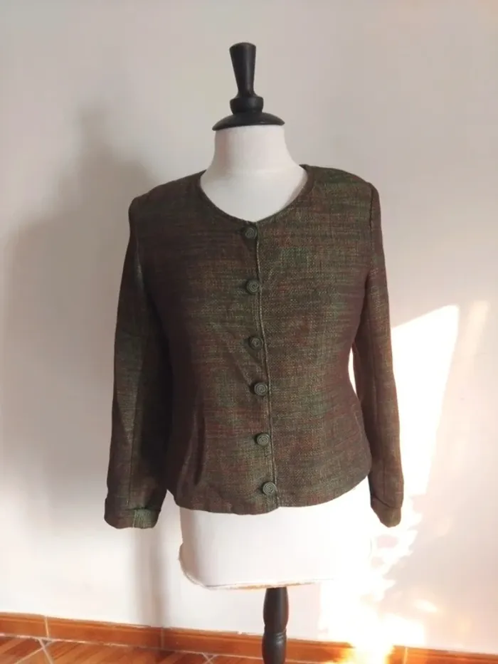 Blazer chic vintage Burberry t38 100%laine - photo numéro 15