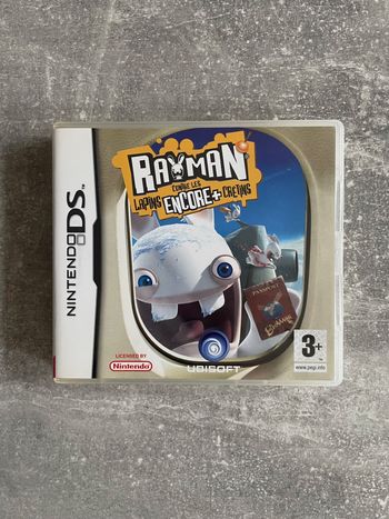 Jeu pour Nintendo DS, Rayman contre les lapins encore + crétins, en français.