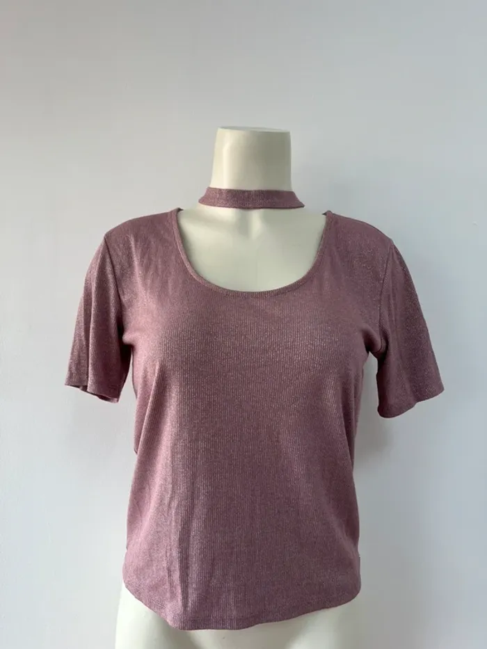 Tee shirt rose Lila