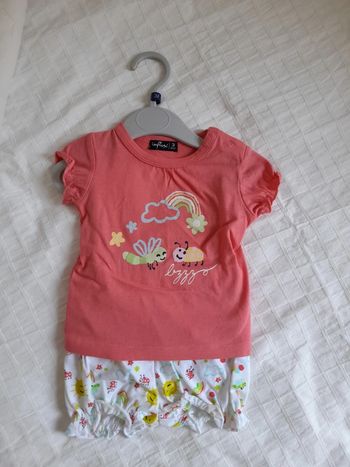 Ensemble été fille 3 mois neuf