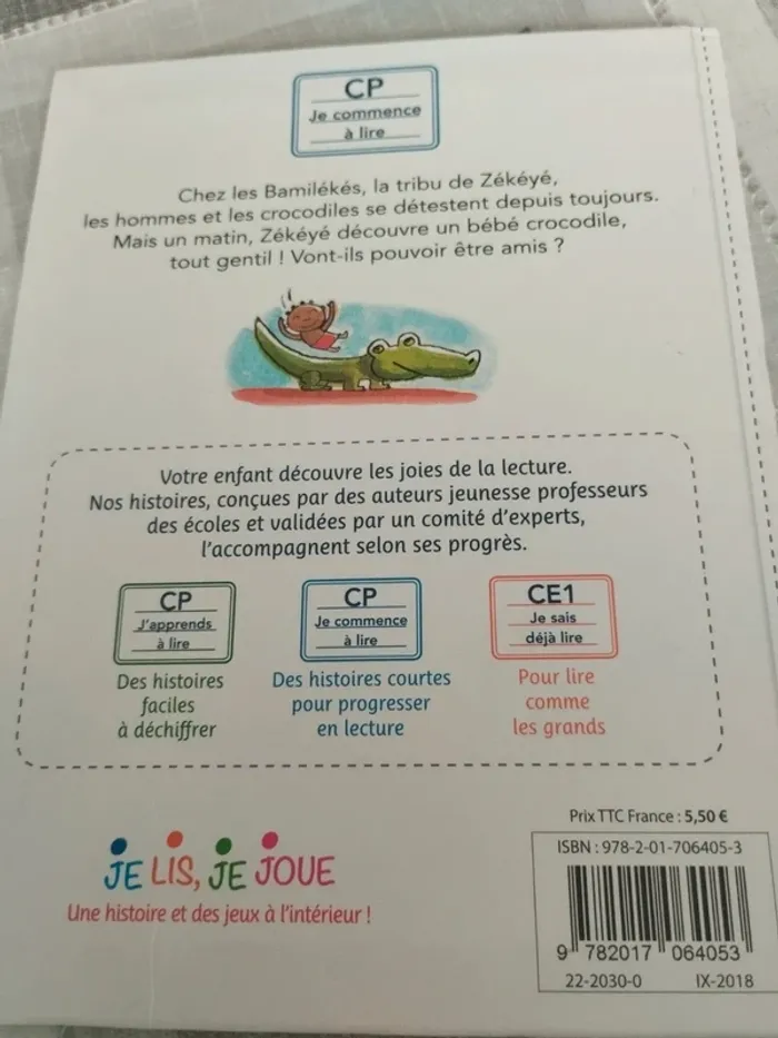 Livre Zékéyé et le crocodile - photo numéro 2