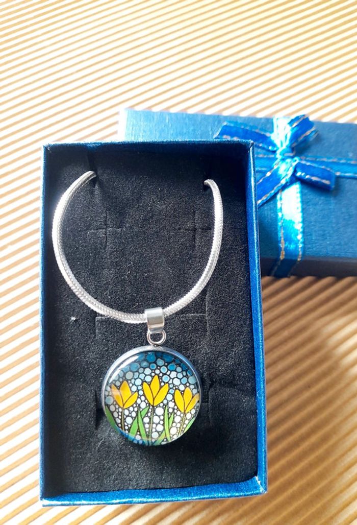 Collier fleurs pop - photo numéro 2