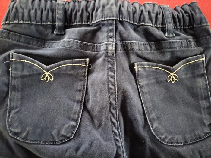 Jeans bleu foncé(marine) à enfiler en 6 ans Sergent major - photo numéro 6