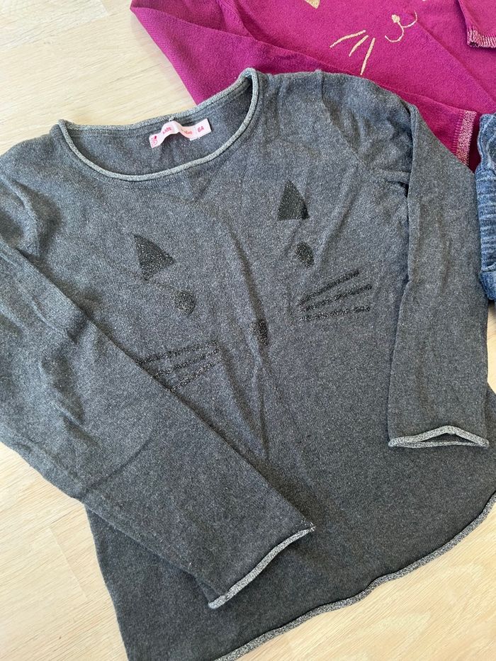 Lot de 3 pulls chat Gémo - photo numéro 4