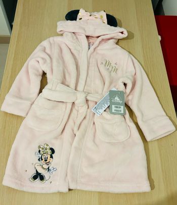 Peignoir de bain Disney store Minnie 4 ans