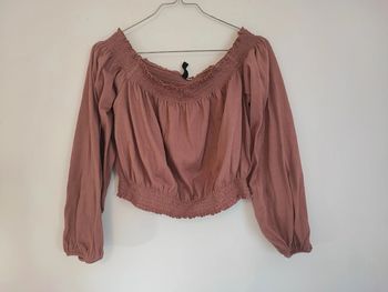 Crop top ample h&m rose poudré - Dressing trié par tailles