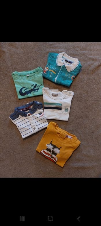 Lot de 5 t shirt