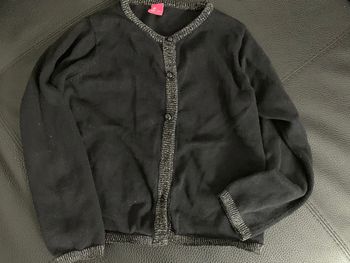 Gilet noir manches longues