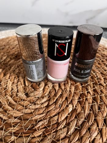 Lot de 3 vernis à ongles