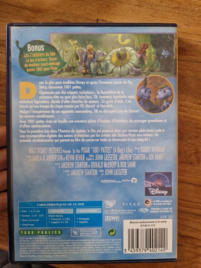 1001 pattes / dvd disney - photo numéro 2