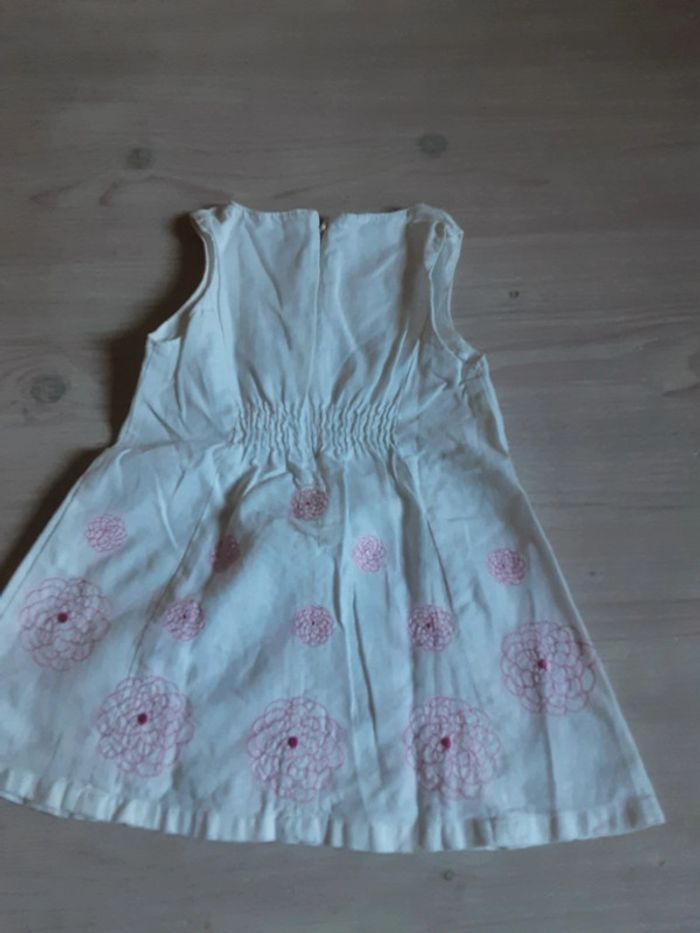Robe été lin coton T. 74cm - photo numéro 2