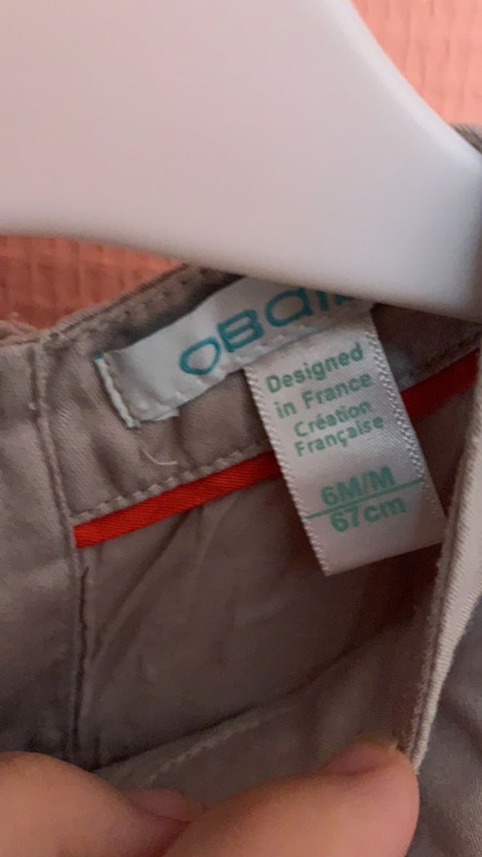 Robe évasée obaibi taille 6 mois - photo numéro 3