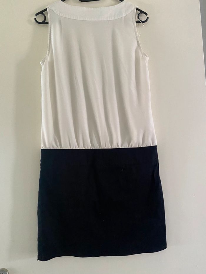 Robe bi matière, cache-cache,taille 38 - photo numéro 2