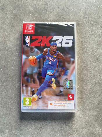 Jeu nba 2k26 Nintendo Switch