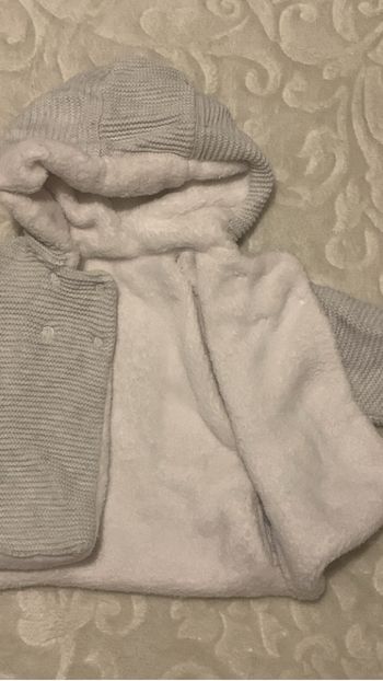 Veste bébé garçon avec capuche très chaude 6mois 👶❄️ 