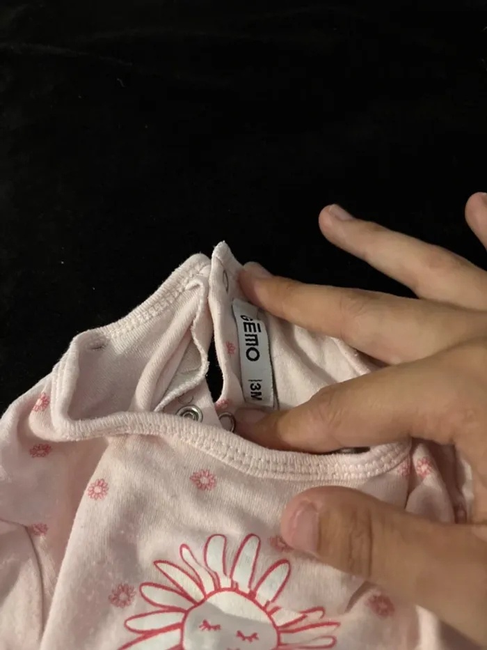 Pyjama fin bébé fille 3 mois - photo numéro 4