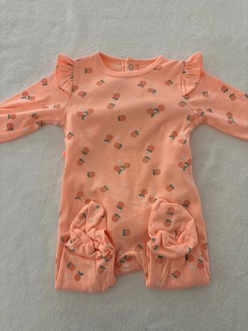 Pyjama orange 3 mois