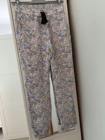 Pantalon fluide à fleurs M