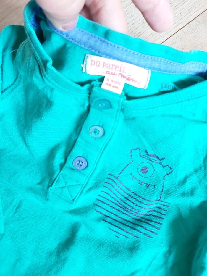 Tee-shirt garçon DPAM 6 mois (78) - photo numéro 2