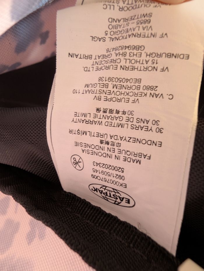 Ensemble Eastpak cartable trousse porte monnaie - photo numéro 4