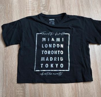 T-shirt noir - 10/12 ans