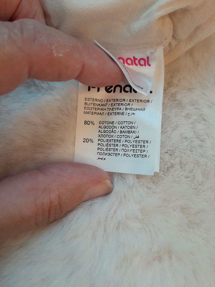 ​Adorable Bonnet Bébé Prénatal Crème à Oreilles - 3-6 Mois - photo numéro 3