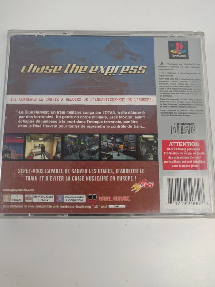 Playstation Chase the Express - Platinium - French PAL - 2 disques - sans notice - photo numéro 4