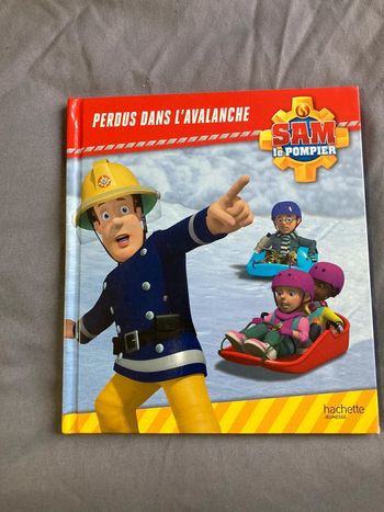 Livre Sam le pompier perdu dans l’avalanche