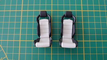 Lot x2 sièges pièce détachée miniature Bburago burago Lamborghini Murciélago 1/18 #B81