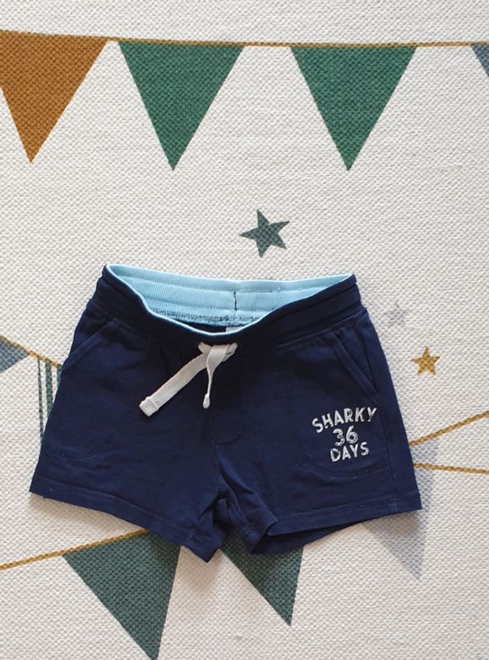 Short bleu marine, taille 12 - 18 mois, H&M