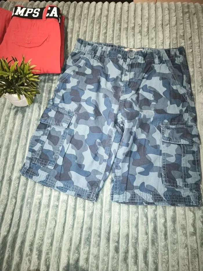 Lot 2 shorts garçon Camps United 12 ans - photo numéro 4