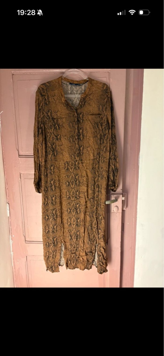Robe longue effet léopard - photo numéro 1