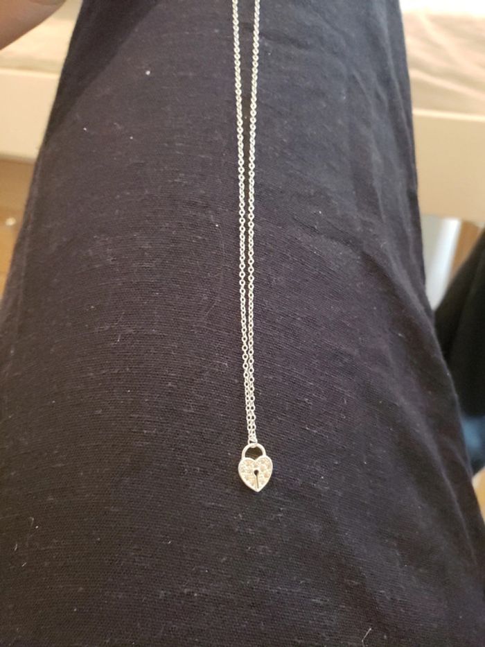 Collier cœur/ cadenas - photo numéro 2