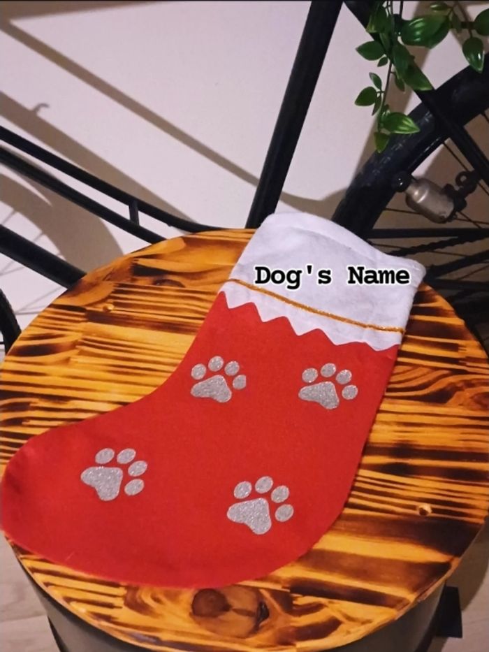 Chaussettes de noël chien