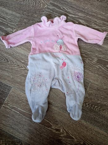 Pyjama rose 1 mois in Extenso