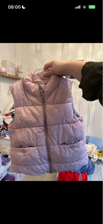 Doudoune sans manches fille