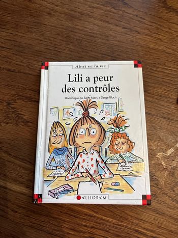 Livre, Lily a peur des contrôles