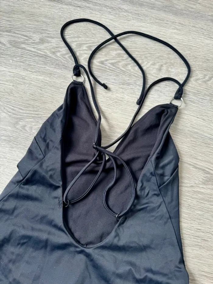 Maillot de bain 1 pièce noir Asos - photo numéro 4