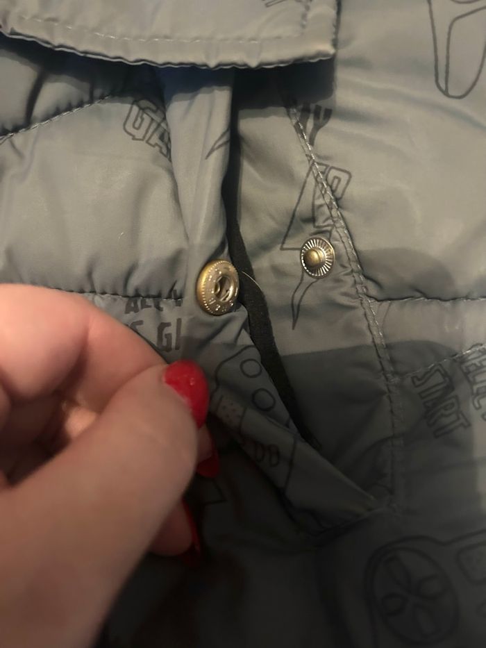 Manteau Hiver chaud TRÈS BON ÉTAT garçon taille 6 ans couleur gris - photo numéro 6