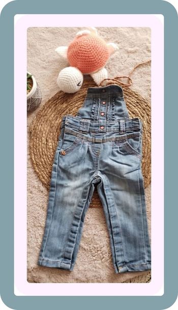Salopette pantalon fille 6 mois