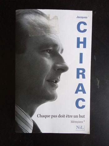 Livre bibliographique de Jacques Chirac