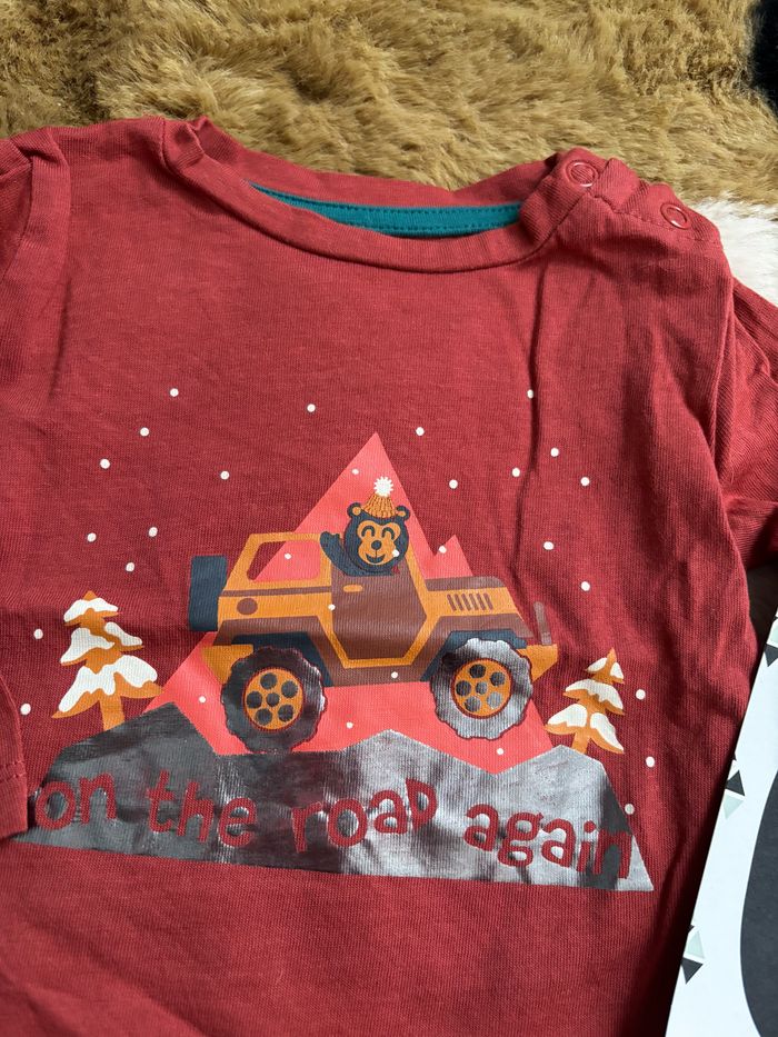 Tee shirt on the road ours IN Extenso t.3m - photo numéro 2